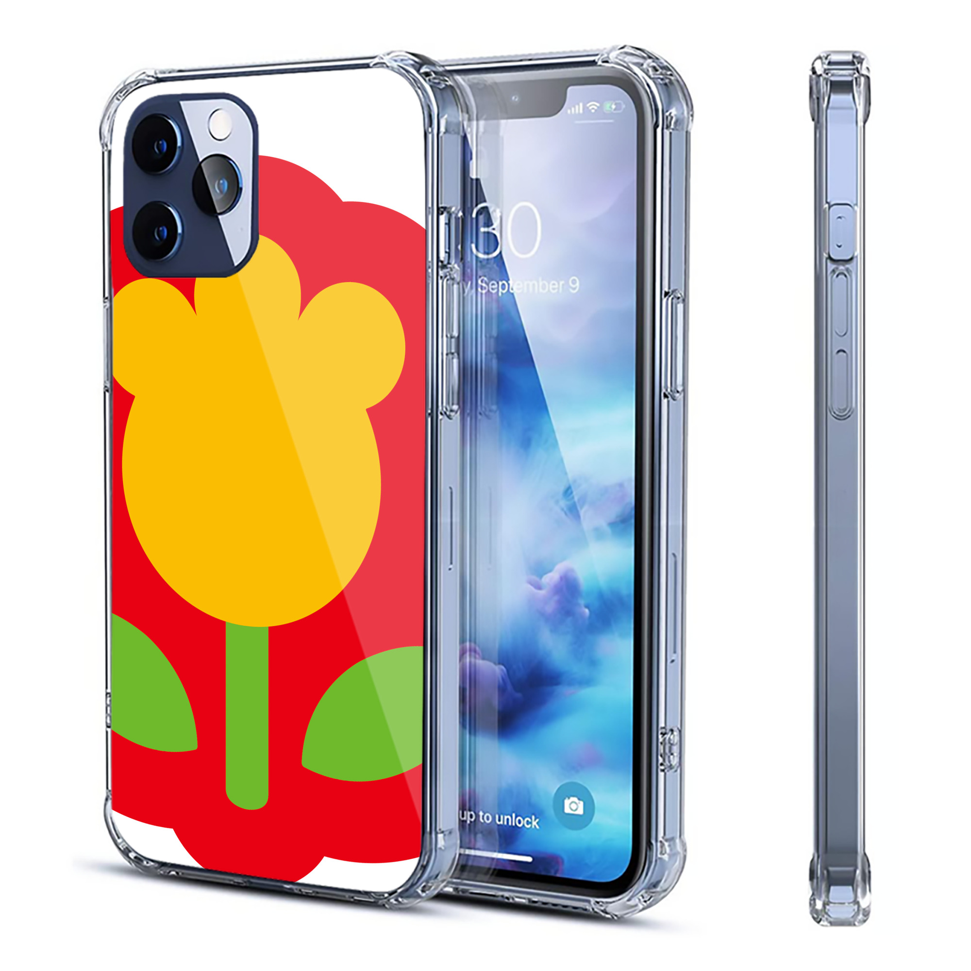 （画像用） Hello Kitty ハローキティ 【iPhone 12シリーズ対応】透明スマホケース（クリアソフトケース）